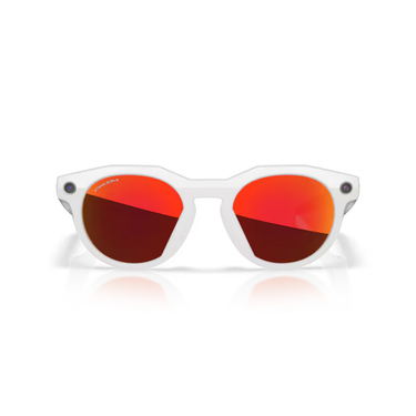 Gafas Inteligentes Oakley Meta HSTN Warm Grey Lente Prizm Ruby
