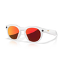 Gafas Inteligentes Oakley Meta HSTN Warm Grey Lente Prizm Ruby
