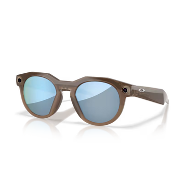 Gafas Inteligentes Oakley Meta HSTN Brown Smoke Lente Prizm Deep Water Polarizado