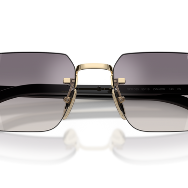 GAFAS PRADA DORADO PALIDO AZUL Y PLATEADO