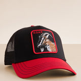 Gorra Goorin Bros Undisputed Goat Negra Roja