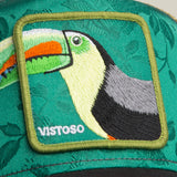 Gorra Goorin Bros Belize Toucan Negra Verde