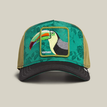 Gorra Goorin Bros Belize Toucan Negra Verde