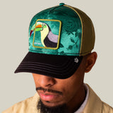 Gorra Goorin Bros Belize Toucan Negra Verde