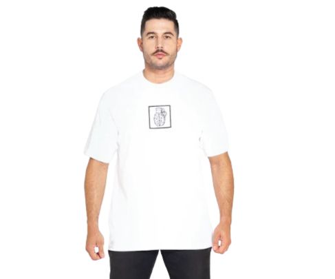 Camiseta Blow Up Slim Fit White T-Shirt C3/0002