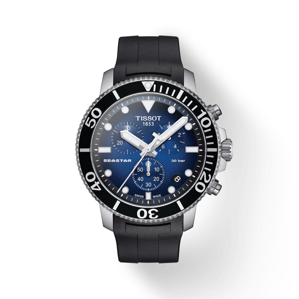 Reloj Tissot Chronograph Seastar Blue Dial T1204171704100