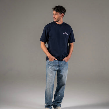 Camiseta ArtDist Balanza Azul Oversize Fit