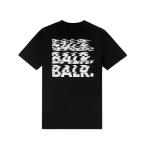 Camiseta BALR. Glitch Regular Fit T-Shirt Jet Black