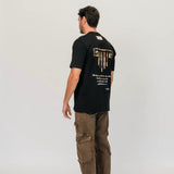 Camiseta ArtDist Verse Negra Regular Fit