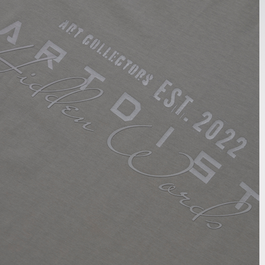 Camiseta ArtDist Hidden Words Gris Regular Fit