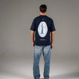 Camiseta ArtDist Balanza Azul Oversize Fit