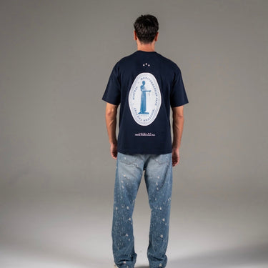 Camiseta ArtDist Balanza Azul Oversize Fit