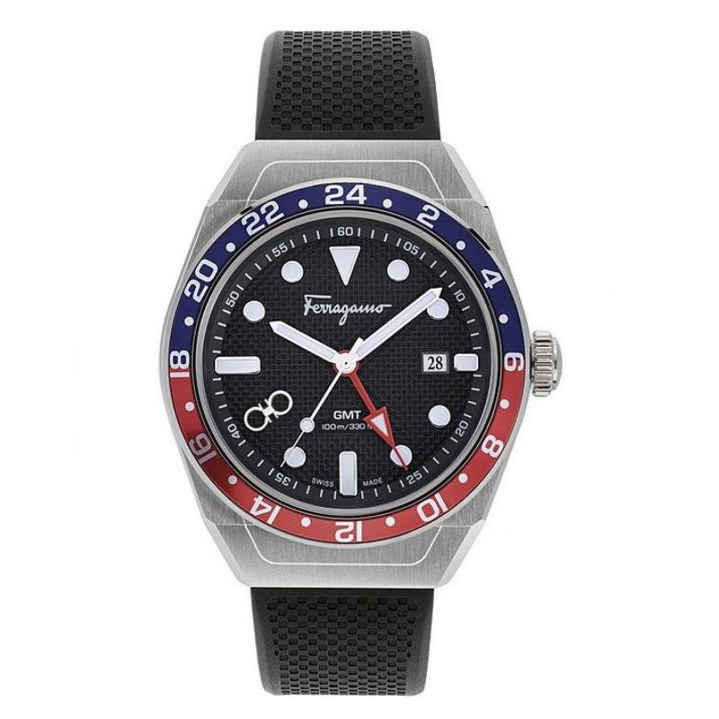 Reloj Salvatore Ferragamo Men's SLX Black Dial Watch SFKP00223