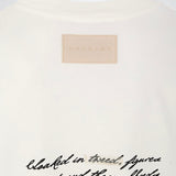 Camiseta ArtDist Script Ivory Regular Fit