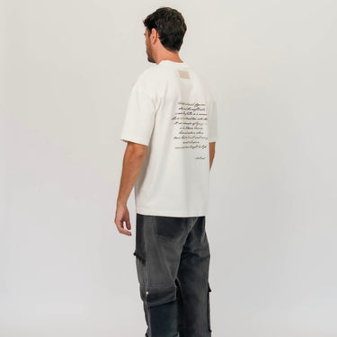 Camiseta ArtDist Script Ivory Regular Fit