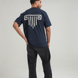 Camiseta ArtDist Portico Azul Navy Oversize Fit