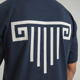 Camiseta ArtDist Portico Azul Navy Oversize Fit