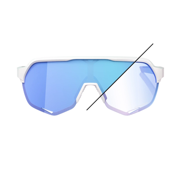 GAFAS 100% S2 BASTILLE LE BLANCO PERLA LENTE AZUL ESPEJO FOTOCROMATICO 60006-00030P