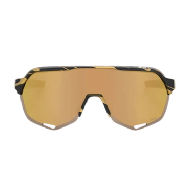 GAFAS 100% S2 PETER SAGAN LE METALLIC GOLD FLAKE LENTE HIPER DORADO ESPEJO
