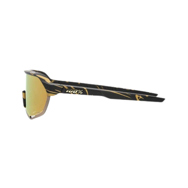 GAFAS 100% S2 PETER SAGAN LE METALLIC GOLD FLAKE LENTE HIPER DORADO ESPEJO