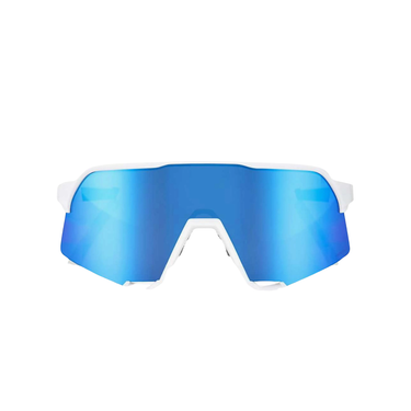 GAFAS 100% S3 BLANCO MATE LENTE HIPER AZUL ESPEJO