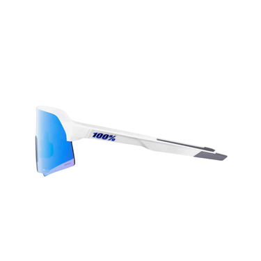 GAFAS 100% S3 BLANCO MATE LENTE HIPER AZUL ESPEJO