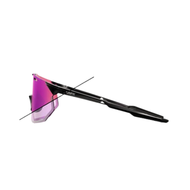 GAFAS 100% HIPERCRAFT SQ NEGRO GLOSS LENTE FOTOCROMATICO PURPURA ESPEJO
