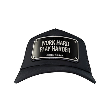 GORRA JOHN HATTER WORK HARD BLACK