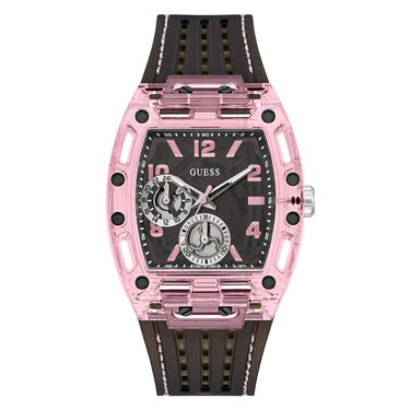 Reloj Guess Sporting Pink GW0032G3 Silicona Negro