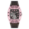 Reloj Guess Sporting Pink GW0032G3 Silicona Negro