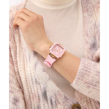 Reloj Guess Sparkling Pink GW0032L7 Silicona Rosado