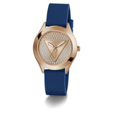 Reloj Guess Glitz Plaque GW0745L4 Silicona Azul