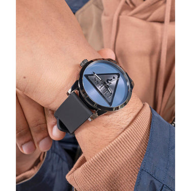 Reloj Guess Badge GW0781G5 Silicona Negro