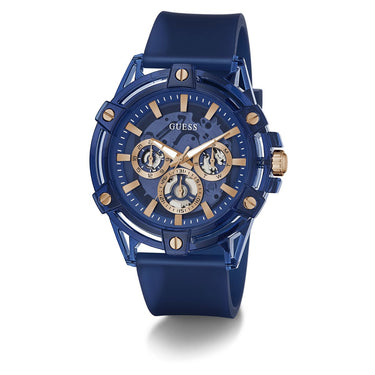 Reloj Guess King GW1142G3 Silicona Azul