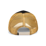 Esta gorra es más resistente que cualquier lunes por la mañana. Con su robusto diseño en negro y dorado y su majestuoso diseño de bisonte, dice: "¡Soy fuerte, soy salvaje y necesito mi café negro!". Perfecta para cualquiera que se esfuerce en la vida pero quiera lucir espectacular. La parte trasera de malla proporciona aire fresco, mientras que la snapback asegura un ajuste perfecto. Ya sea en la ciudad o en la pradera, con esta gorra demostrarás que no estás aquí para acurrucarte. ¡Sé fuerte! ¡Sé salvaje! 