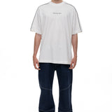 Camiseta ArtDist Cut Ivory Semioversized Fit