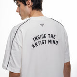Camiseta ArtDist Cut Ivory Semioversized Fit