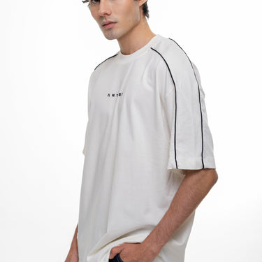 Camiseta ArtDist Cut Ivory Semioversized Fit