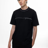 Camiseta ArtDist Stroke Negra Regular Fit
