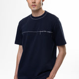 Camiseta ArtDist Stroke Azul Navy Regular Fit