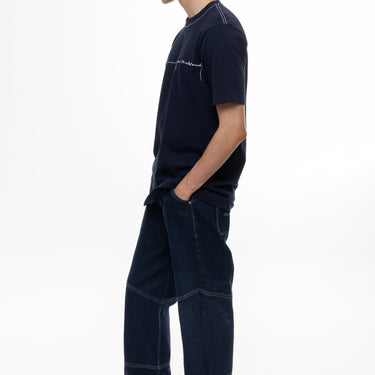 Camiseta ArtDist Stroke Azul Navy Regular Fit