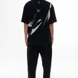 Camiseta ArtDist Mind Negra Semioversized Fit