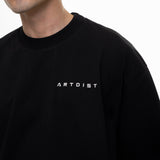 Camiseta ArtDist Apex Negra Semioversized Fit