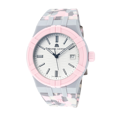 RELOJ MAURICE LACROIX AIKON TIDE CAMO LIMITED EDITION GRIS CON ROSADO
