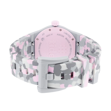 RELOJ MAURICE LACROIX AIKON TIDE CAMO LIMITED EDITION GRIS CON ROSADO