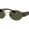 Gafas Ray-Ban RB3770-001/31 dorado lente verde