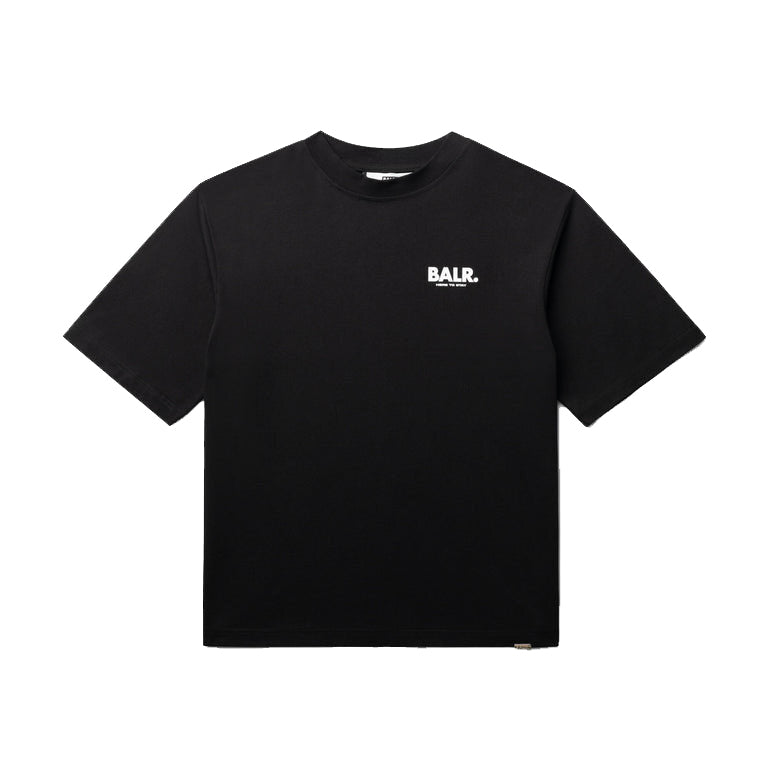 Camiseta BALR. Joey Box H2s Globe T-Shirt Black