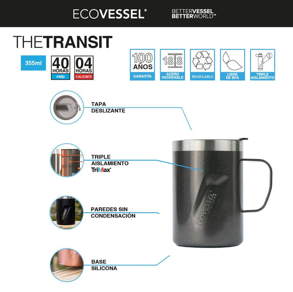 Vaso Térmico Ecovessel Transit TRNS16BS16OZ