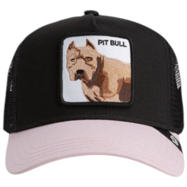 Gorra Goorin Bros The Pit Bull Dog Negra Rosada