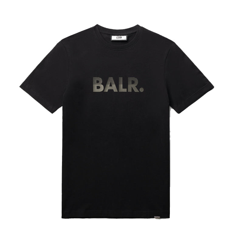 Camiseta BALR. Sebastian Slim H2S Half Track T-Shirt Jet Black